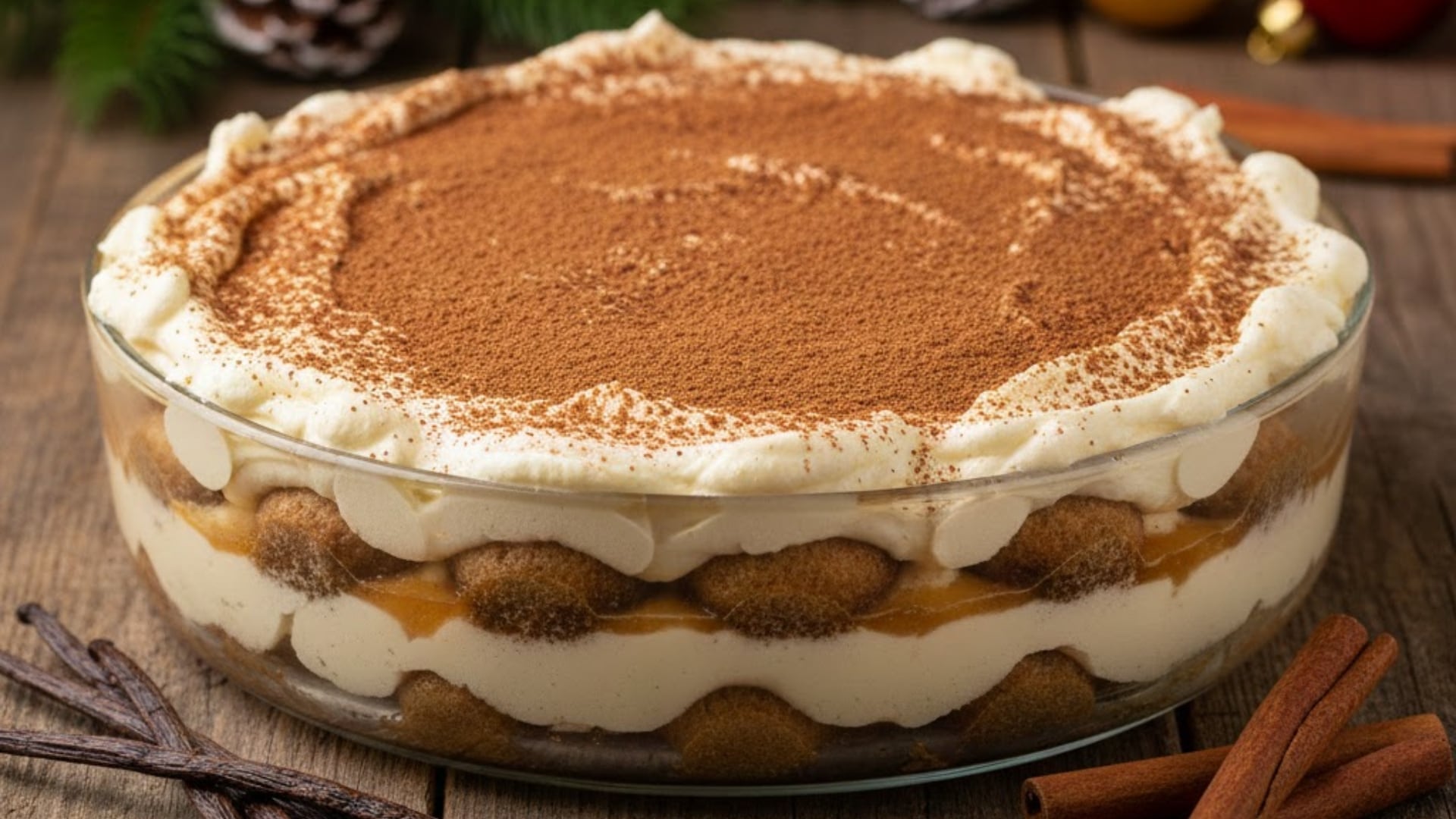 Aromas cálidos y una textura suave y esponjosa destacan en esta versión única y sencilla del clásico tiramisú, ideal para sorprender en fiestas (Gemini)