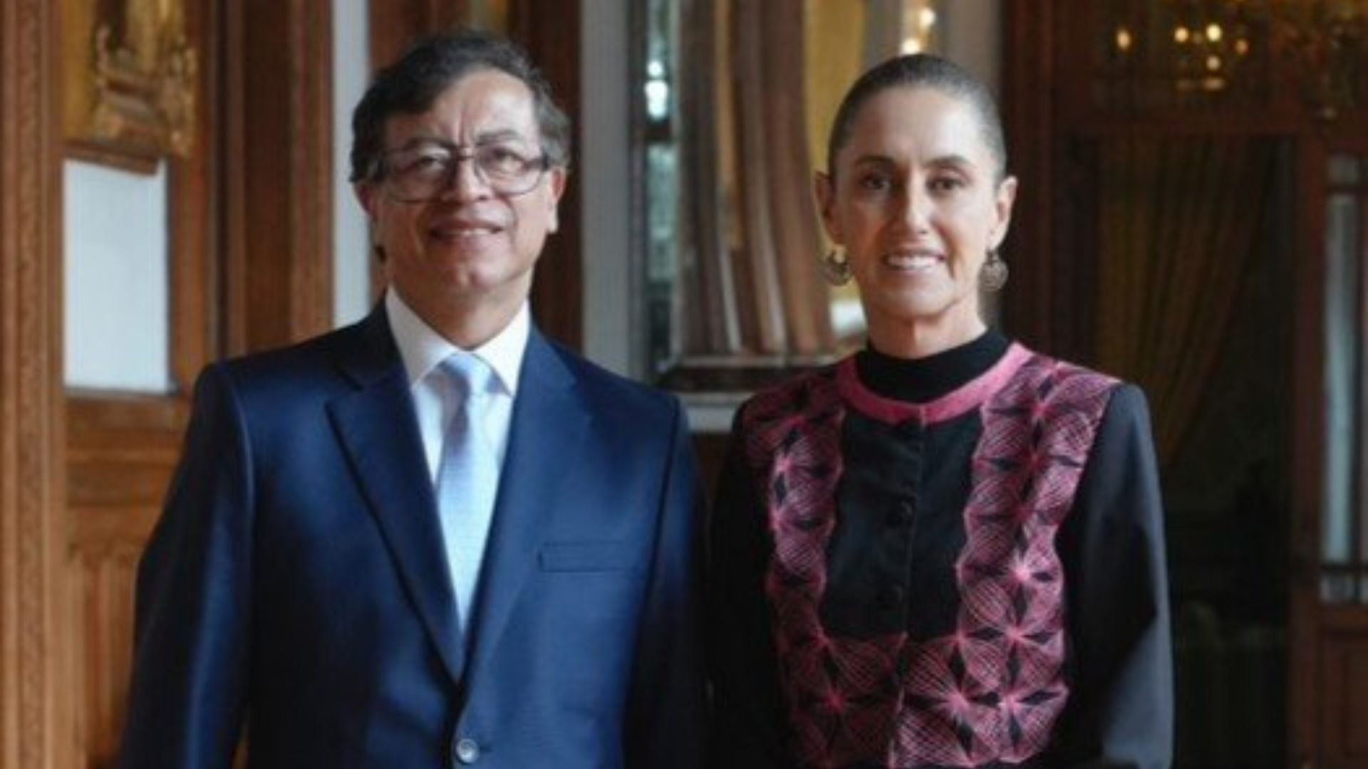 Durante su permanencia en Ciudad de México, Petro sostuvo una reunión con la presidenta mexicana, Claudia Sheinbaum - crédito @petrogustavo/X