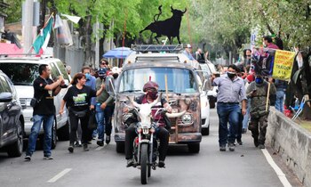 La caravana de Salgado Macedonio