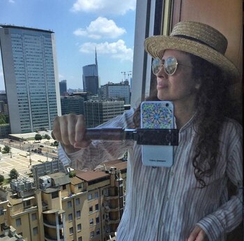 Ericka Olaya se encuentra en un tratamiento experimental con el que espera mejorar su salud, deteriorada por el covid prolongado - crédito @nonsono_piuio_real1/Instagram