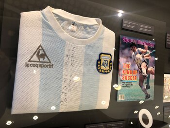 La casaca que Diego usó