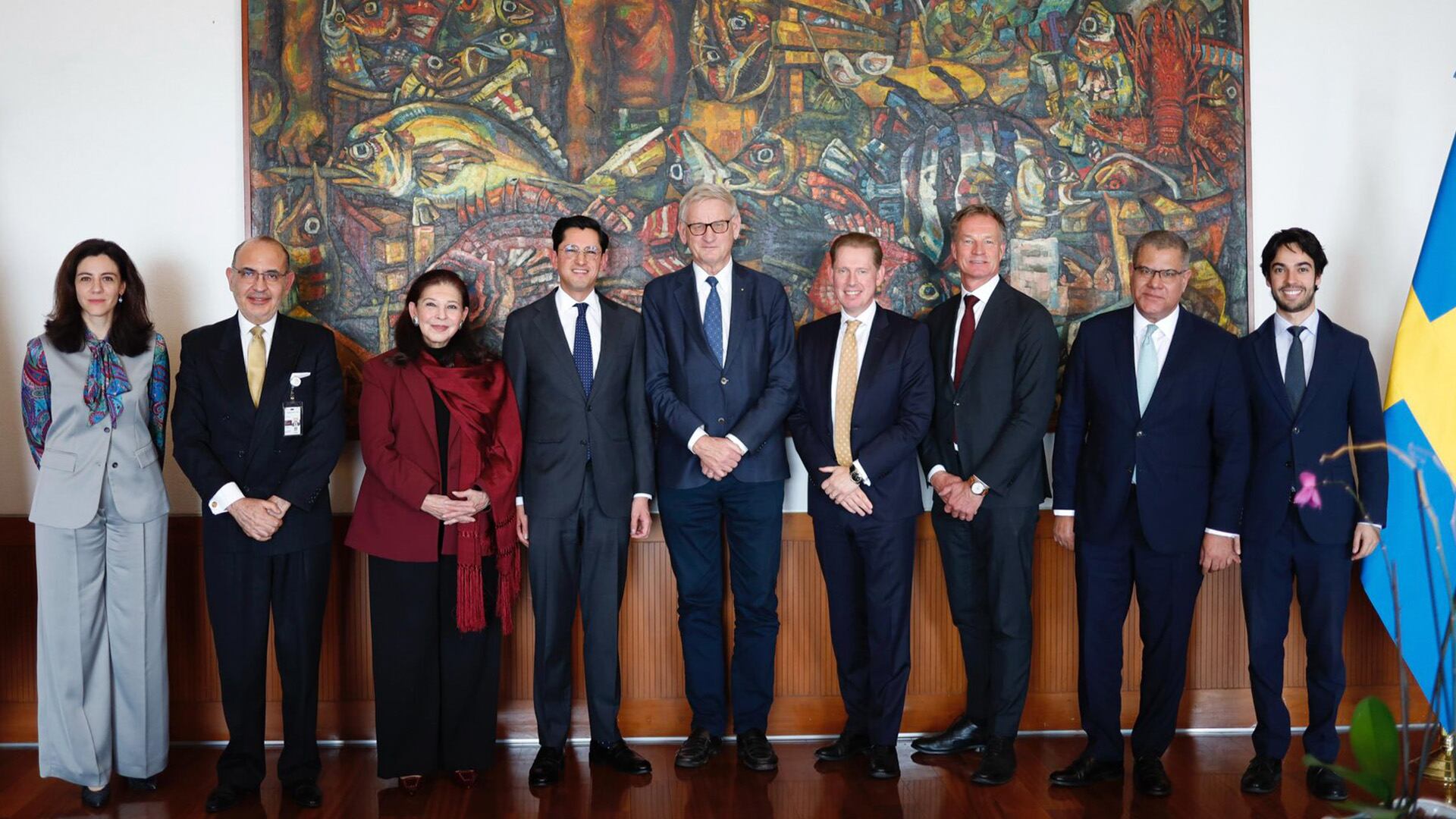 SRE se reúne con embajador y empresarios suecos para hablar sobre inversiones