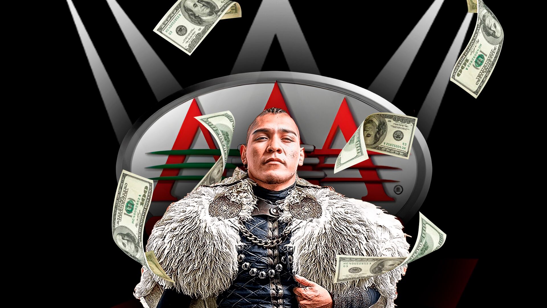 El gladiador destacó que la unión entre empresas puede impulsar a los talentos mexicanos. (Ilustración: Jpvani Pérez)