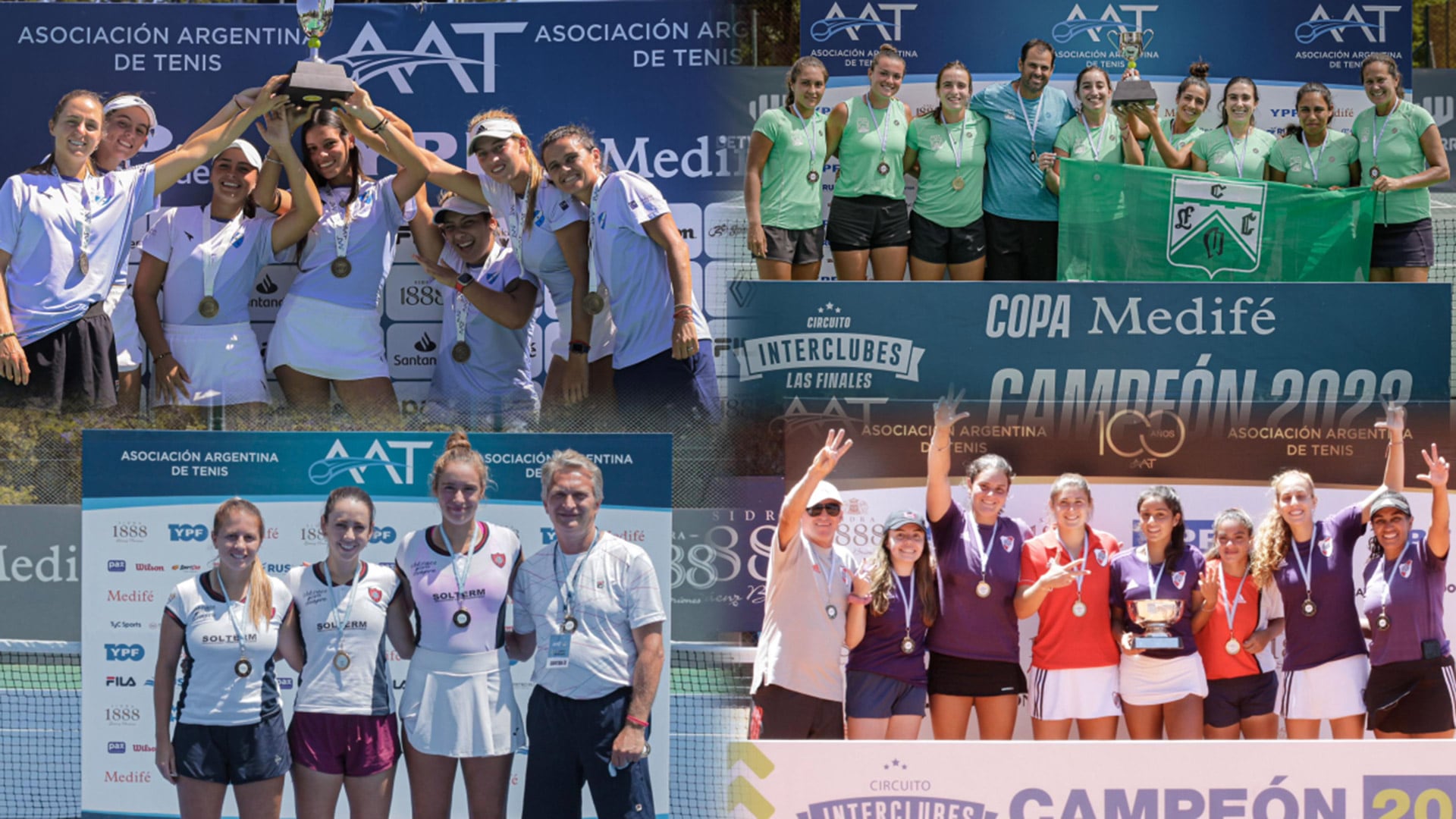 Ferro sumó su segundo título en tres años entre las damas (Fuente: Prensa AAT)