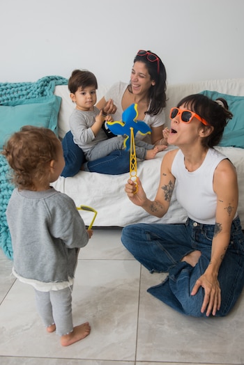 Julieta y su amiga La