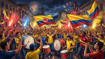 James Rodríguez protagonizó el banderazo a la selección Colombia en Bogotá: fotos, autógrafos y hasta alzó a un niño