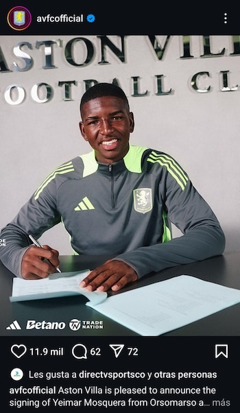 Así realizó el anuncio el