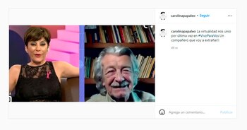 Carolina Papaleo recordó a Bonín