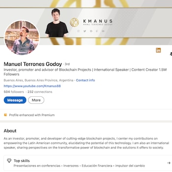 El Linkedin de Manuel Terrones