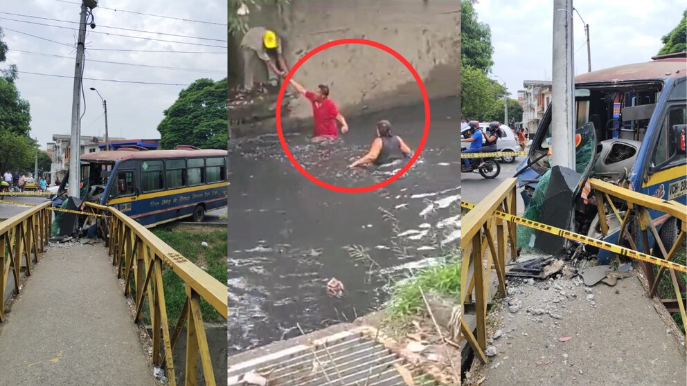 Accident de moto - Crédit : Secretaría de Movilidad de Cali