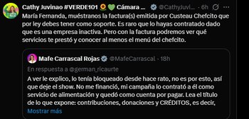 Cathy Juvinao pidió a Carrascal