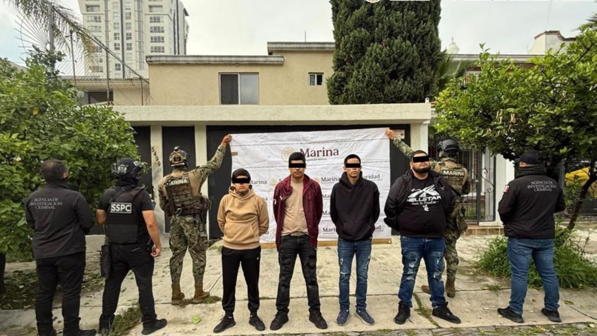 Fuerzas Federales detienen a 6 presuntos integrantes de Los Deltas durante operativos en Zapopan, Jalisco
