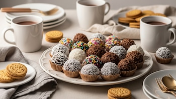 Receta de trufas con galletitas y leche condensada, rápida y fácil