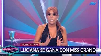 “Se le viene la competencia a la Newton”: Magaly Medina analiza el nuevo papel de Luciana Fuster. Captura: Magaly TV La Firme.