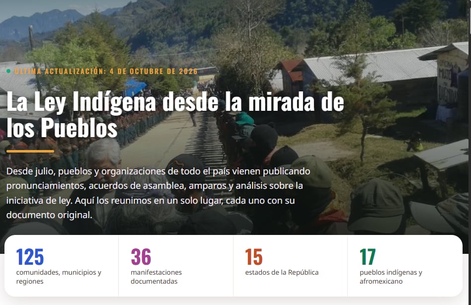Más de 120 pueblos indígenas rechazan consulta nacional, según mapeo