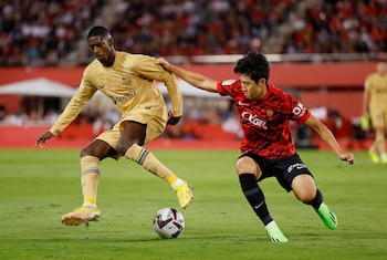 Lee Kang-In durante su etapa en el Mallorca. (REUTERS/Vincent West)