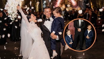 Así lucieron Máximo y Domenic, los hijos de Luisa Fernanda W y Pipe Bueno, en la fastuosa boda en Zipaquirá