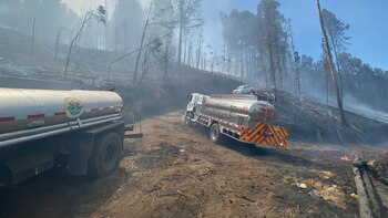 Incendios forestales: 18 vehículos de