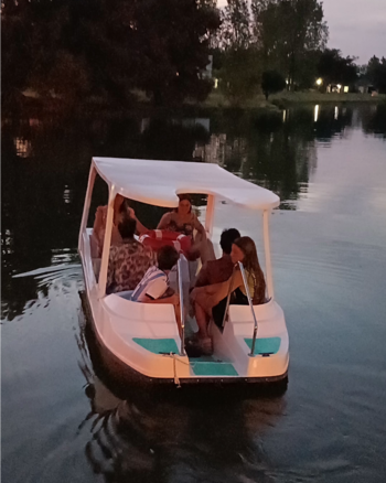 Fabián Cubero y su familia