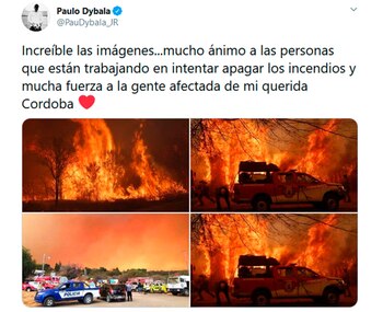 El tuit de Paulo Dybala