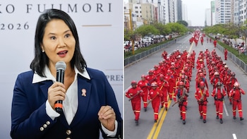 La oficina de Keiko Fujimori promete corregir la exclusión de los bomberos del desfile del 29 de julio