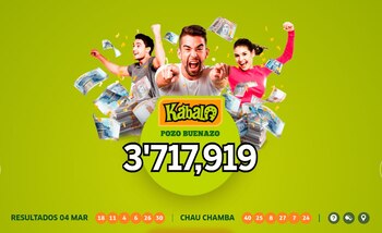 Ganadores de Kábala del martes