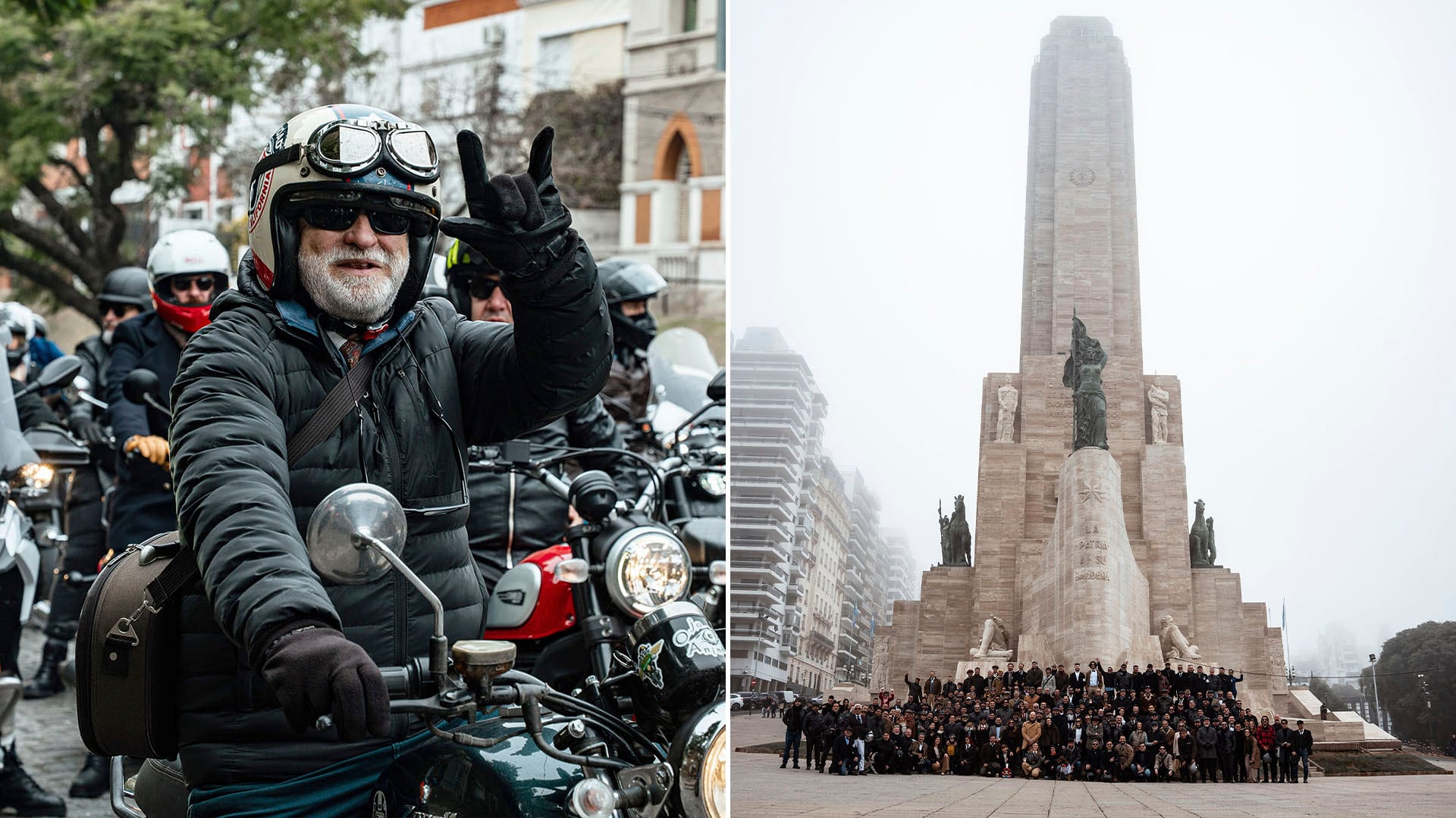 El Distinguished Gentleman’s Ride reunió en Rosario una caravana de motos para visibilizar la salud masculina y recaudar fondos para la Fundación Movember.