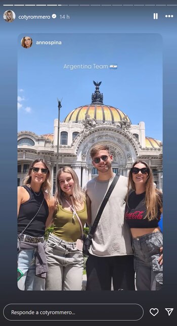 Coty y Nacho compartieron imágenes