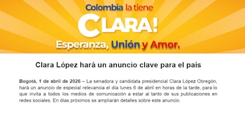 Clara López hará un anuncio importante sobre su aspiración a la presidencia de la república - crédito prensa Clara López