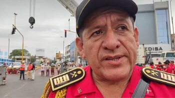Comandante Luis Roncal da detalles