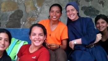 La monja Clare Crockett. (YouTube/Home