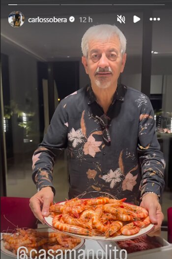 Carlos Sobera en Navidad (Instagram)