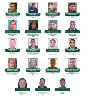 Entre los objetivos de la Operación Cazador Antioquia figura Alexander Díaz Mendoza, alias Calarcá, cabecilla de las FARC acusado por el derribo de un helicóptero y el asesinato de 13 policías en Amalfi - crédito Gobernación de Antioquia