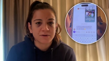 Ailín Pérez mostró a cámara la amenaza que le envió la brasileña Norma Dumont tras ganarle por fallo unánime en la UFC