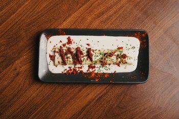 Canelón de cochinita pibil de