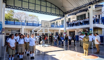 El Complejo Educativo Caserío La Estufa será el primer centro en implementar el Bachillerato en Turismo, con expansión prevista a tres escuelas más. (Cortesía:
Secretaría de Prensa de la Presidencia)