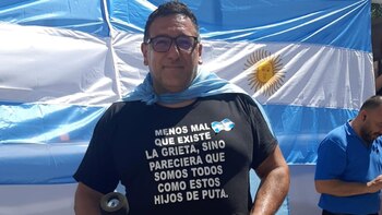 Uno de los militantes de