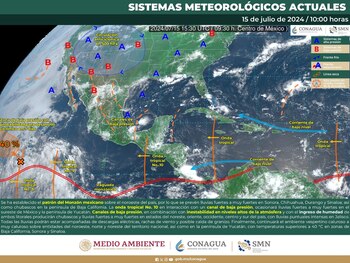 El SMN prevé lluvias en
