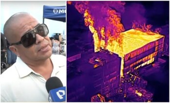 El fuego comenzó en el