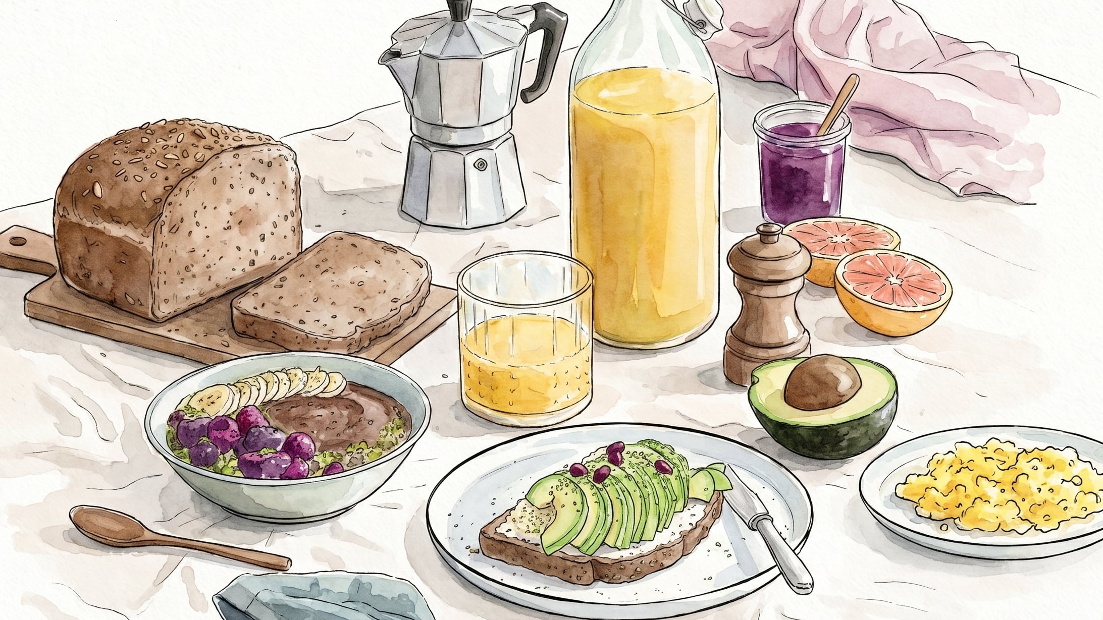 La dieta 30-30-30 organiza la primera hora del día con proteína y movimiento suave. (Imagen Ilustrativa Infobae)