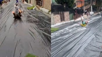 Video: jóvenes se tomaron las