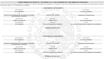 El director de Birmex adquirió dos departamentos que superan los 20 millones de pesos. (Portal de transparencia)