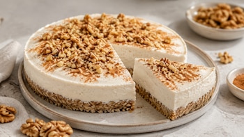 Pay de nuez saludable sin horno: receta fácil y deliciosa