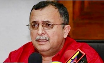 Ramón Carrizález exgobernador de Apure