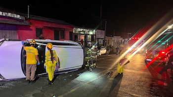 La distracción al volante lidera las causas de accidentes de tránsito en 2026 (Foto cortesía Comandos de Salvamento)
