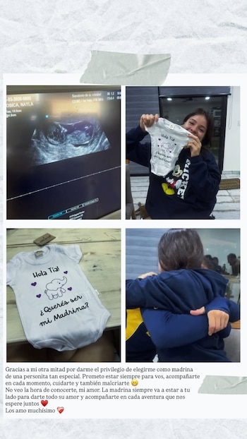 El embarazo de Nayla Rosica, quien además es hija de un dirigente xeneize, fue confirmado tras cuatro meses de gestación