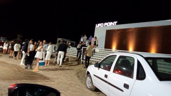 UFO Point, esta madrugada, durante