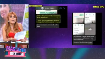 Pamela López y los terribles mensajes que habría recibido por orden del abogado de Christian Cueva. ATV.