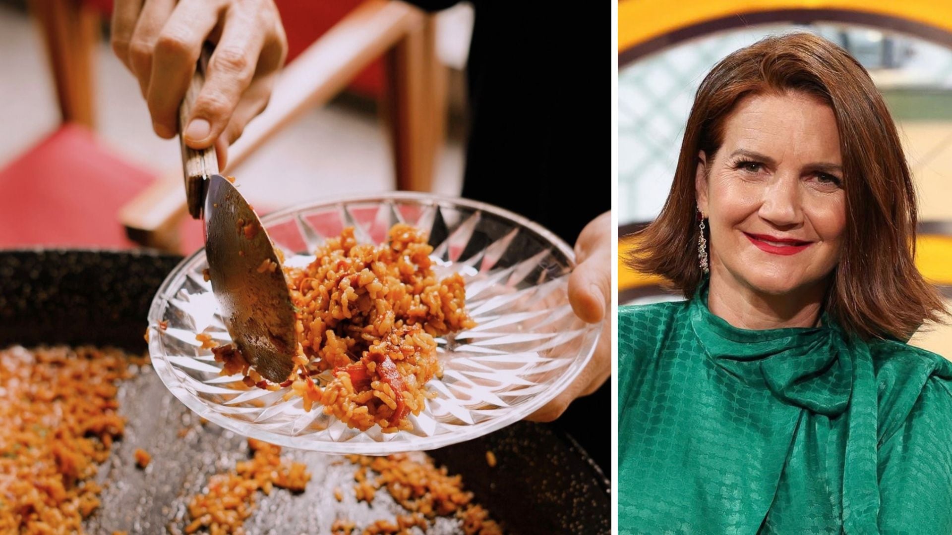La receta fácil de arroz para preparar en casa de Samantha Vallejo-Nágera (Montaje Infobae)