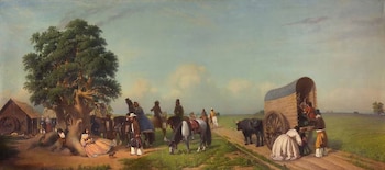 Vagões viajaram em 1800